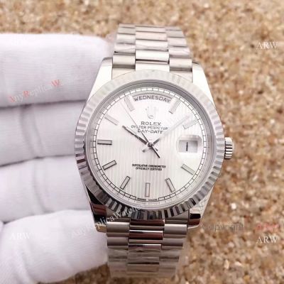 High Quality Replica Rolex Watch - Day Date II Stainless Steel Case 40mm